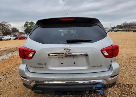 2019 Nissan Pathfinder S из США, поврежденный, VIN 5N1DR2MN1KC632740